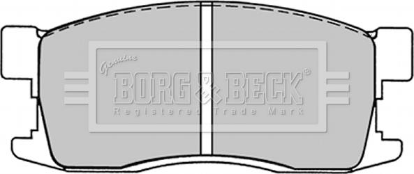 Borg & Beck BBP1225 - Kit de plaquettes de frein, frein à disque cwaw.fr