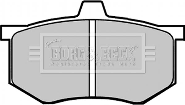 Borg & Beck BBP1275 - Kit de plaquettes de frein, frein à disque cwaw.fr