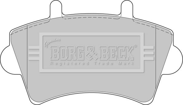 Borg & Beck BBP1746 - Kit de plaquettes de frein, frein à disque cwaw.fr