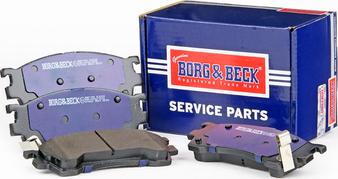 Borg & Beck BBP1750 - Kit de plaquettes de frein, frein à disque cwaw.fr