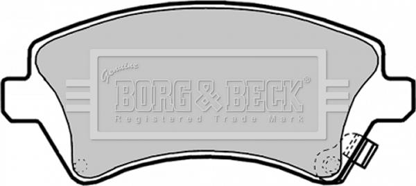 Borg & Beck BBP1769 - Kit de plaquettes de frein, frein à disque cwaw.fr