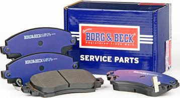 Borg & Beck BBP1768 - Kit de plaquettes de frein, frein à disque cwaw.fr