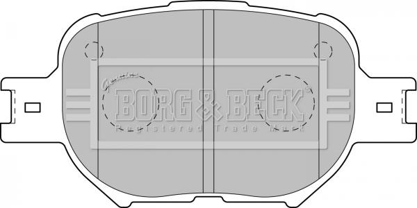 Borg & Beck BBP1767 - Kit de plaquettes de frein, frein à disque cwaw.fr