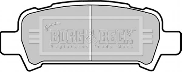 Borg & Beck BBP1705 - Kit de plaquettes de frein, frein à disque cwaw.fr