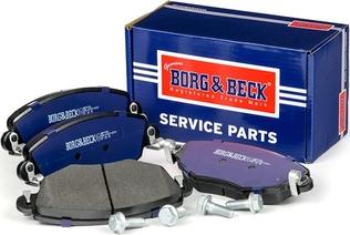 Borg & Beck BBP1706 - Kit de plaquettes de frein, frein à disque cwaw.fr