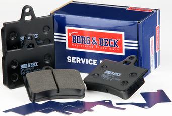 Borg & Beck BBP1710 - Kit de plaquettes de frein, frein à disque cwaw.fr