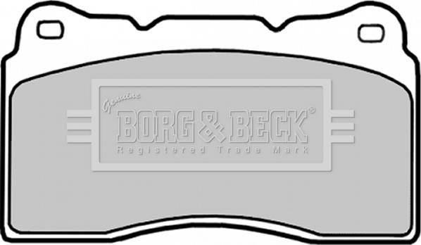 Borg & Beck BBP1784 - Kit de plaquettes de frein, frein à disque cwaw.fr