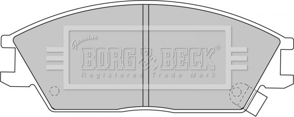 Borg & Beck BBP1785 - Kit de plaquettes de frein, frein à disque cwaw.fr