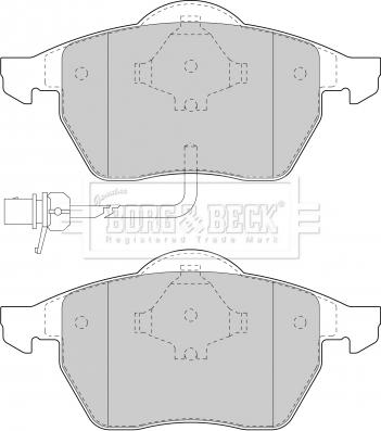 BENDIX 573022 - Kit de plaquettes de frein, frein à disque cwaw.fr