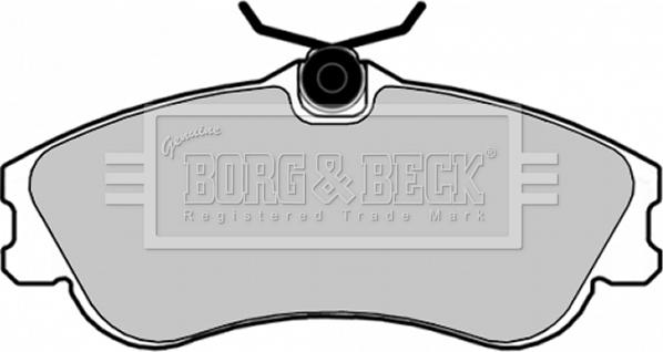 Borg & Beck BBP1725 - Kit de plaquettes de frein, frein à disque cwaw.fr