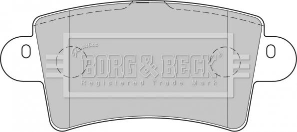 Borg & Beck BBP1773 - Kit de plaquettes de frein, frein à disque cwaw.fr