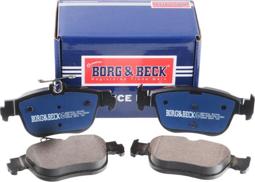 Borg & Beck BBP2936 - Kit de plaquettes de frein, frein à disque cwaw.fr