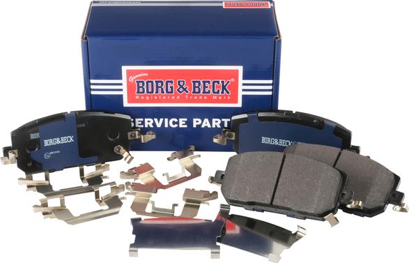 Borg & Beck BBP2938 - Kit de plaquettes de frein, frein à disque cwaw.fr