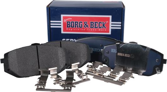 Borg & Beck BBP2933 - Kit de plaquettes de frein, frein à disque cwaw.fr