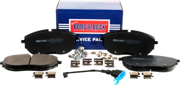 Borg & Beck BBP2937 - Kit de plaquettes de frein, frein à disque cwaw.fr