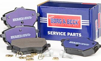 Borg & Beck BBP2452 - Kit de plaquettes de frein, frein à disque cwaw.fr