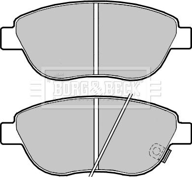 Borg & Beck BBP2404 - Kit de plaquettes de frein, frein à disque cwaw.fr