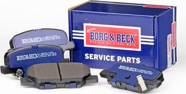 Borg & Beck BBP2410 - Kit de plaquettes de frein, frein à disque cwaw.fr