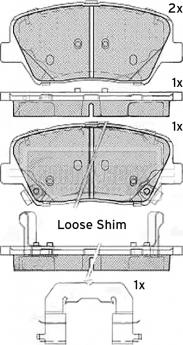 ATE 605562 - Kit de plaquettes de frein, frein à disque cwaw.fr