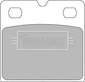 Borg & Beck BBP2430 - Kit de plaquettes de frein, disque de frein de stationnement cwaw.fr