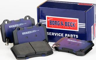 Borg & Beck BBP2433 - Kit de plaquettes de frein, frein à disque cwaw.fr