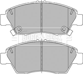 Borg & Beck BBP2432 - Kit de plaquettes de frein, frein à disque cwaw.fr