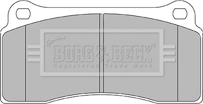 Borg & Beck BBP2437 - Kit de plaquettes de frein, frein à disque cwaw.fr