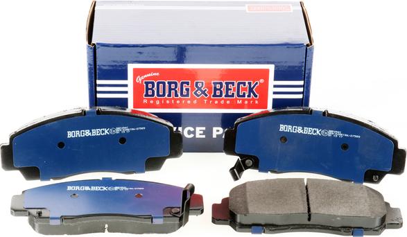 Borg & Beck BBP2541 - Kit de plaquettes de frein, frein à disque cwaw.fr