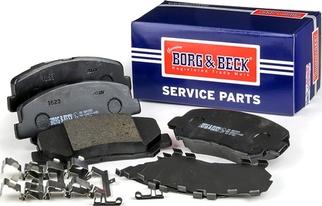 Borg & Beck BBP2555 - Kit de plaquettes de frein, frein à disque cwaw.fr