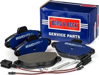 Borg & Beck BBP2557 - Kit de plaquettes de frein, frein à disque cwaw.fr