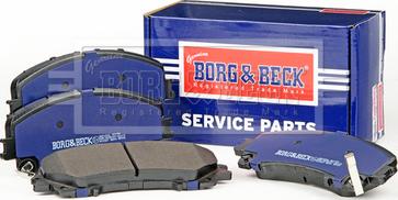 Borg & Beck BBP2506 - Kit de plaquettes de frein, frein à disque cwaw.fr