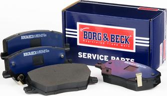 Borg & Beck BBP2519 - Kit de plaquettes de frein, frein à disque cwaw.fr