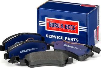 Borg & Beck BBP2524 - Kit de plaquettes de frein, frein à disque cwaw.fr