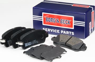 Borg & Beck BBP2573 - Kit de plaquettes de frein, frein à disque cwaw.fr