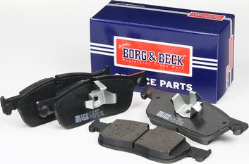 Borg & Beck BBP2572 - Kit de plaquettes de frein, frein à disque cwaw.fr