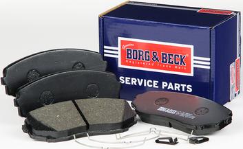 Borg & Beck BBP2691 - Kit de plaquettes de frein, frein à disque cwaw.fr