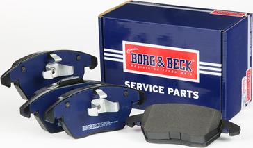 Borg & Beck BBP2610 - Kit de plaquettes de frein, frein à disque cwaw.fr