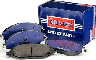 Borg & Beck BBP2689 - Kit de plaquettes de frein, frein à disque cwaw.fr