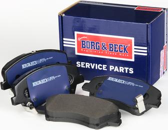 Borg & Beck BBP2681 - Kit de plaquettes de frein, frein à disque cwaw.fr