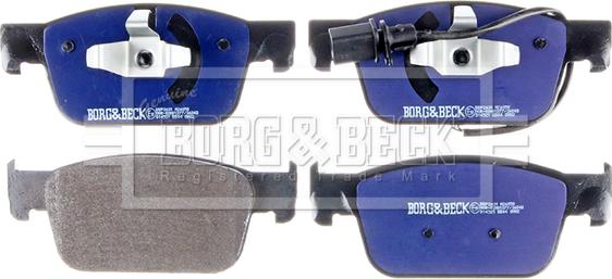 Borg & Beck BBP2631 - Kit de plaquettes de frein, frein à disque cwaw.fr