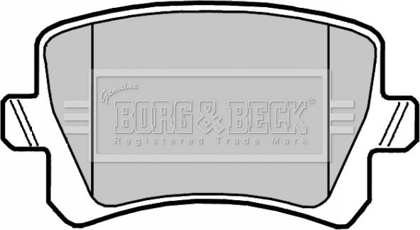 Borg & Beck BBP2044 - Kit de plaquettes de frein, frein à disque cwaw.fr