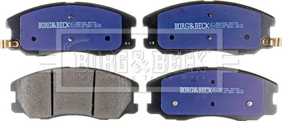 Borg & Beck BBP2040 - Kit de plaquettes de frein, frein à disque cwaw.fr