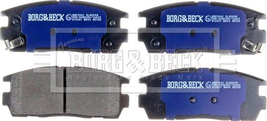 Borg & Beck BBP2041 - Kit de plaquettes de frein, frein à disque cwaw.fr