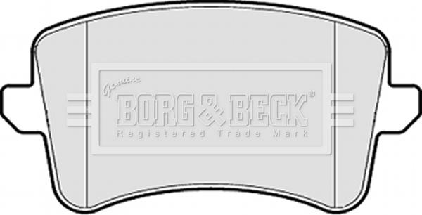 Borg & Beck BBP2055 - Kit de plaquettes de frein, frein à disque cwaw.fr