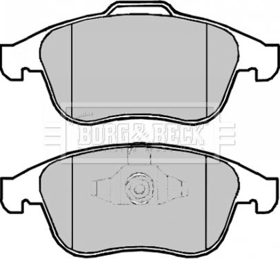 Borg & Beck BBP2064 - Kit de plaquettes de frein, frein à disque cwaw.fr