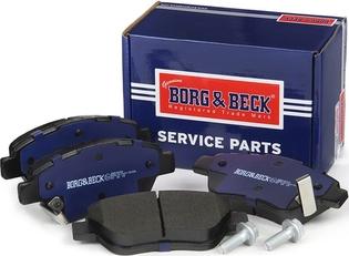 Borg & Beck BBP2000 - Kit de plaquettes de frein, frein à disque cwaw.fr