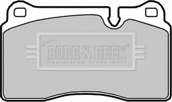 Borg & Beck BBP2017 - Kit de plaquettes de frein, frein à disque cwaw.fr