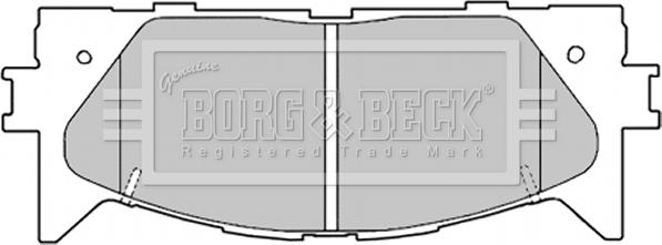 Borg & Beck BBP2026 - Kit de plaquettes de frein, frein à disque cwaw.fr