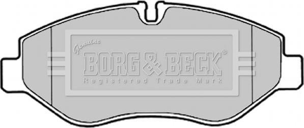 Borg & Beck BBP2021 - Kit de plaquettes de frein, frein à disque cwaw.fr