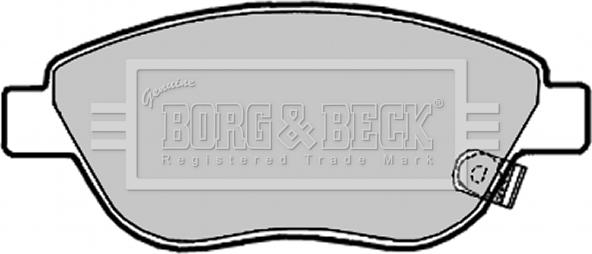 Borg & Beck BBP2028 - Kit de plaquettes de frein, frein à disque cwaw.fr